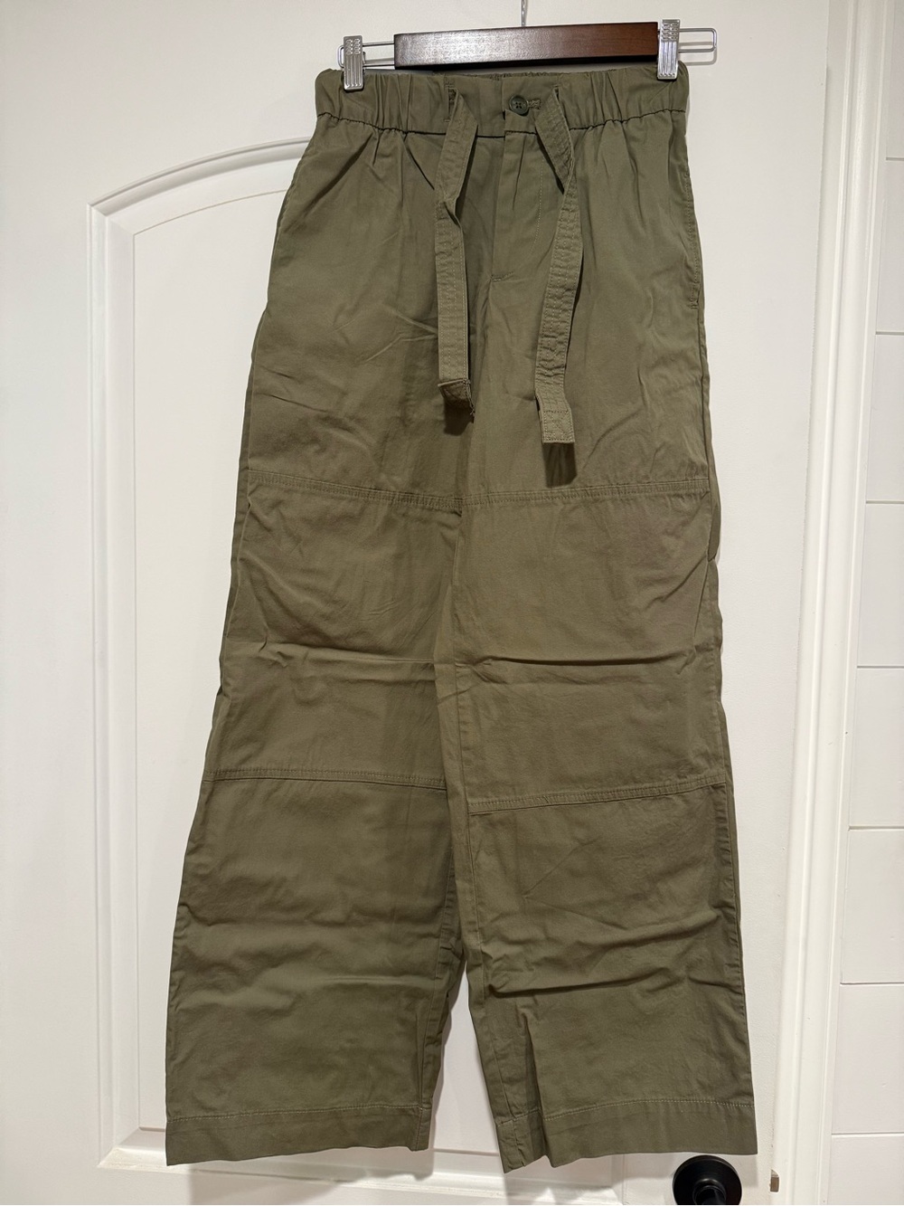Banana Republic Olive Green Wide-Leg Pants